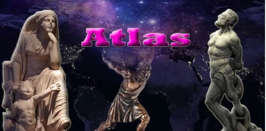 kenapa atlas menopang bumi wibu